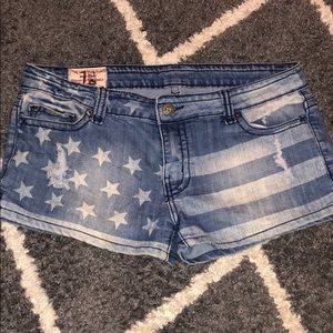 Stars and Stripes Jean Shorts.
